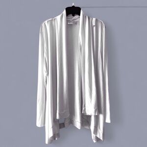 Chico’s Zenergy 2-in-1 Cardigan Jacket | White | Size 2 (L/12) | NWOT
